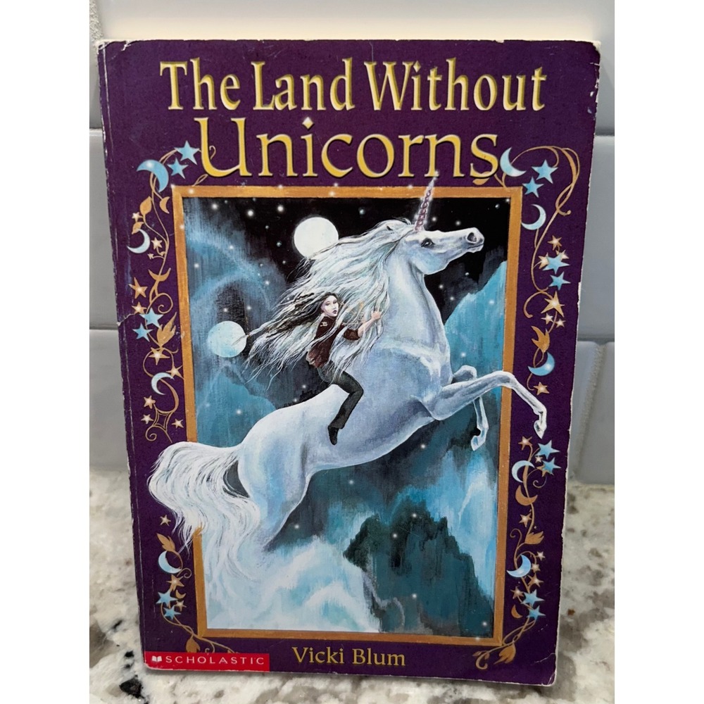 The Land‎ Without Unicorns Vicki Blum Scholastic Book Purple Cover